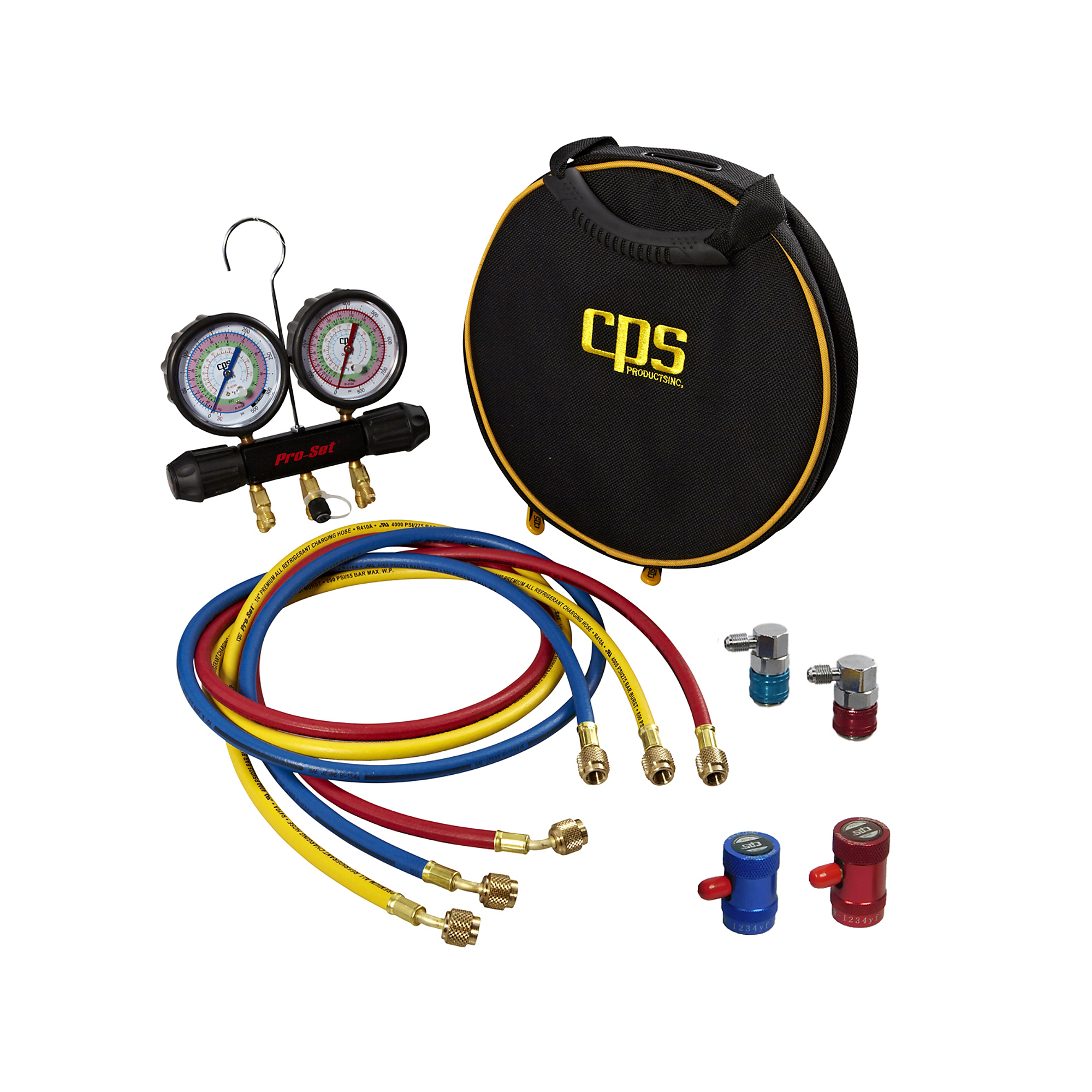 CPS Products MTH R-134A, R-1234YF Manifold Gauge Set — Model# MTHFO134